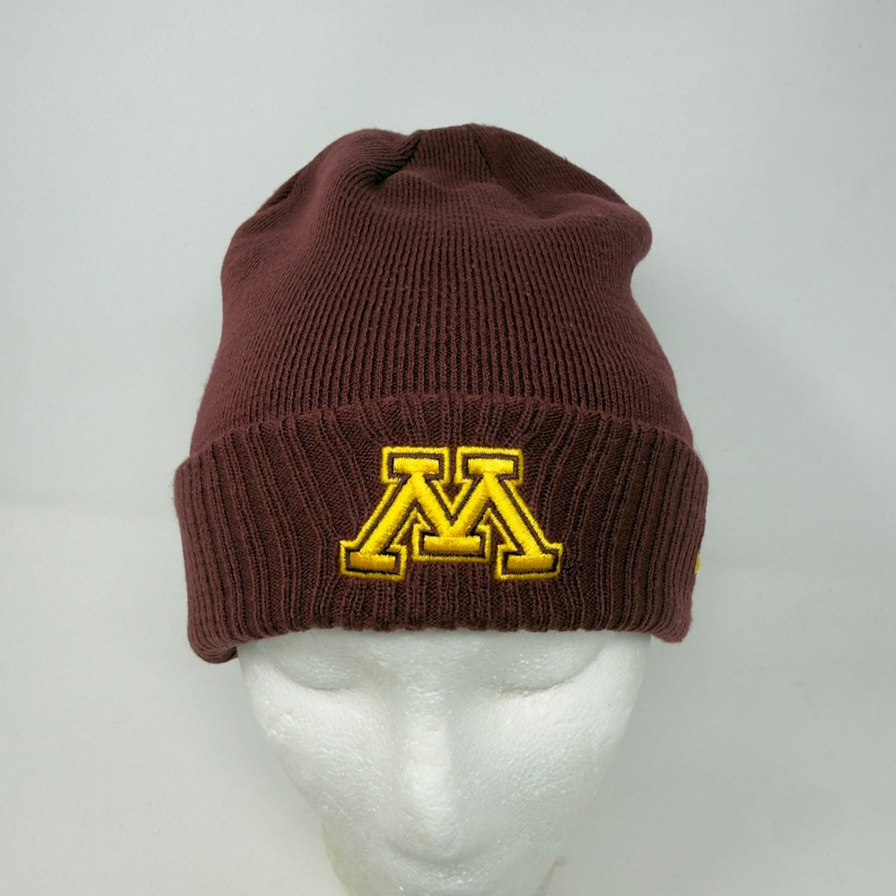 Nike Minnesota Golden Gophers Cuffed Beanie Hat Maroon Gold OSFM NCAA